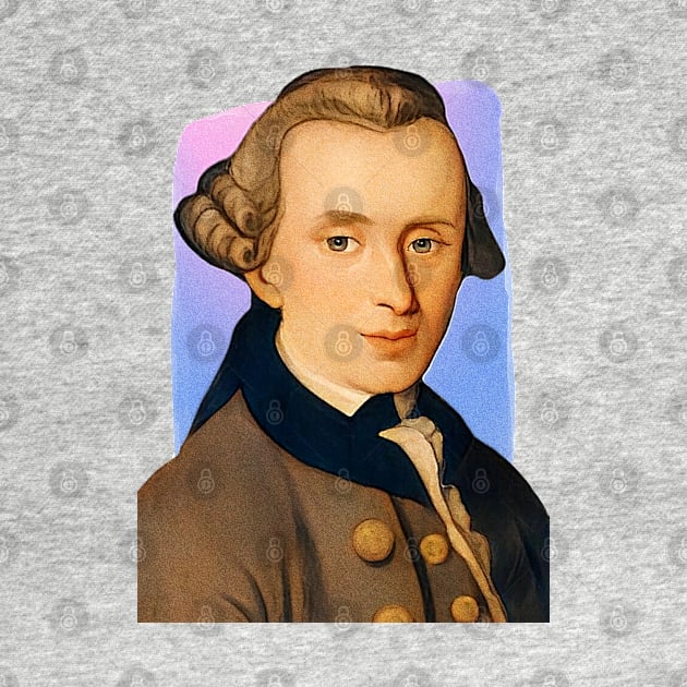 German Philosopher Immanuel Kant illustration by Litstoy 